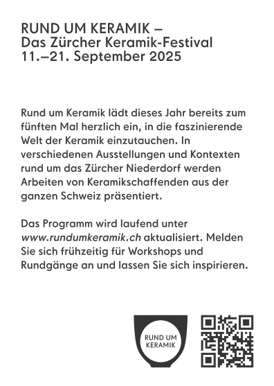 Rund um Keramik vom 11. - 21. September 2025